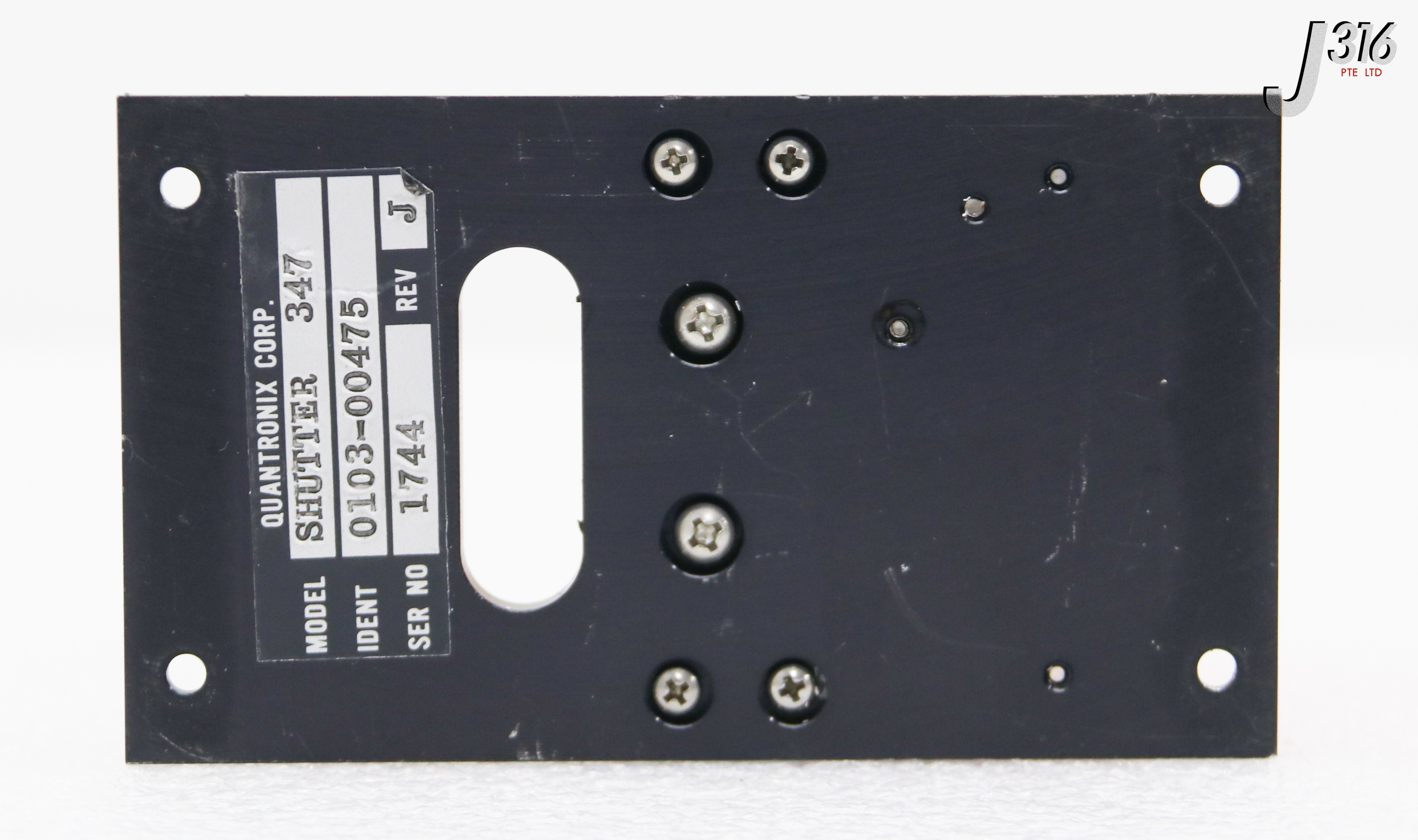 37158 QUANTRONIX SHUTTER/POLARIZER FOR CAMERA, W/O LENS, SHUTTER